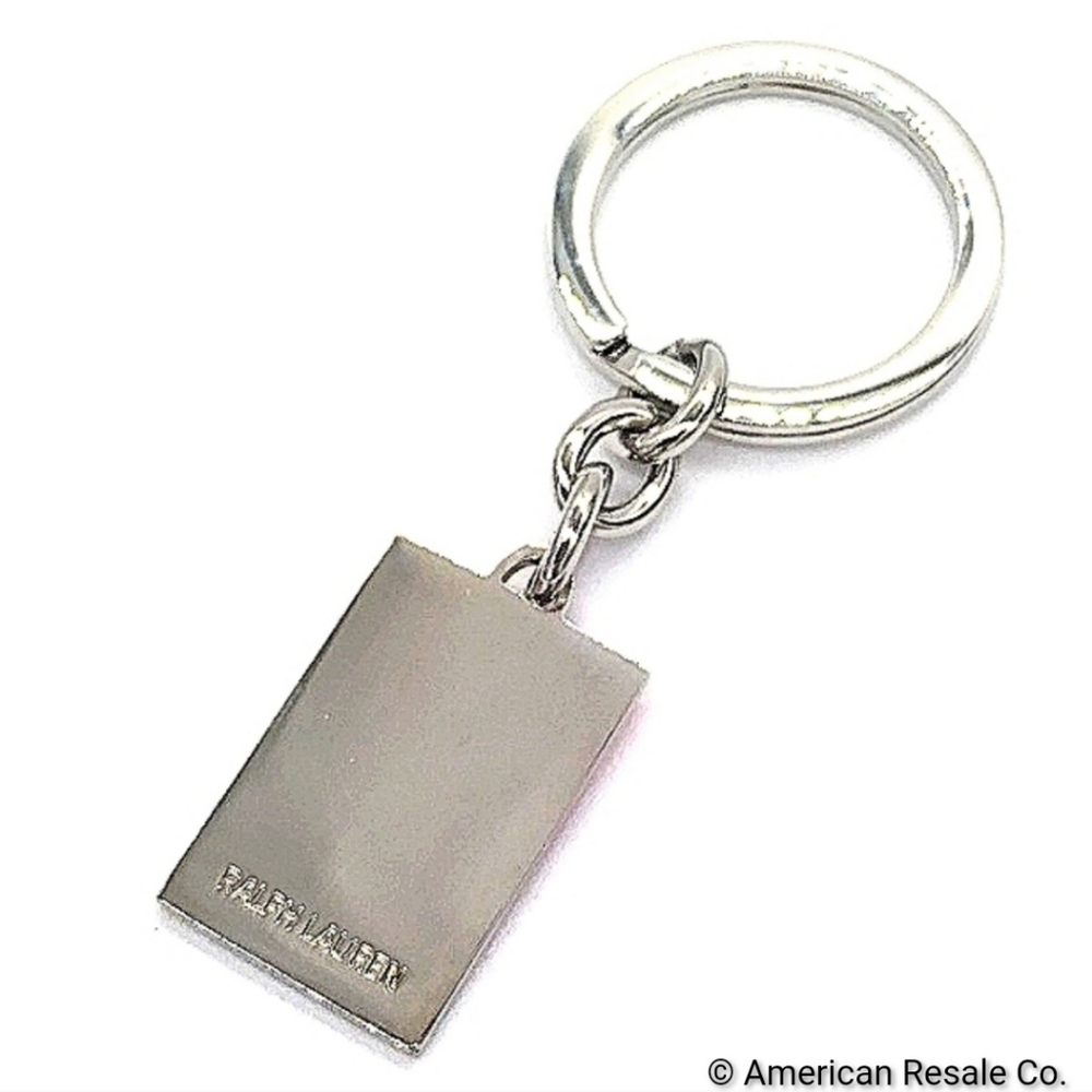 Blue POLO Ralph Lauren Vintage Keychain Fob Purse Charm - Picture 4 of 5